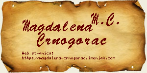 Magdalena Crnogorac vizit kartica